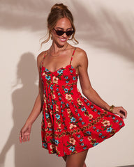 Wildflower Way Fit and Flare Mini Dress
