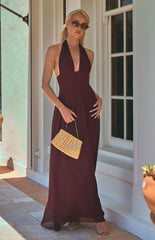 Cosette Burgundy Maxi Dress
