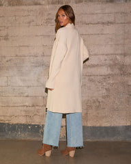 Kinglsey Open Front Long Cardigan