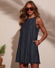 Alejandra Shift Denim Dress