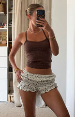 Tango White Polka Dot Shorts
