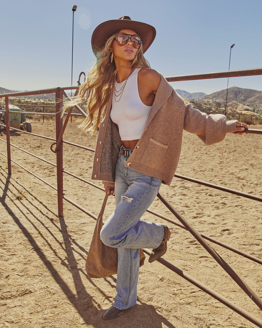 Heritage Ride Horse Motif Cardigan