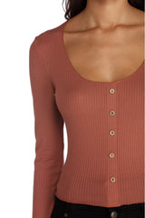 Faux With It Top