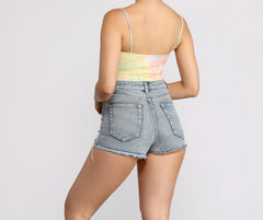 Dream On Tie Dye Crop Top
