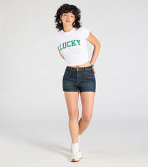 Lucky Vibes Only Graphic Tee