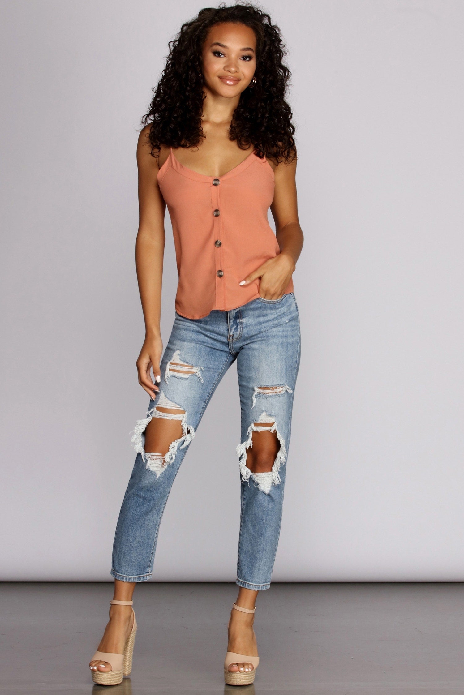 Woven to Perfection Tank