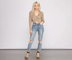 Casually Chic Sleeveless Crop Top