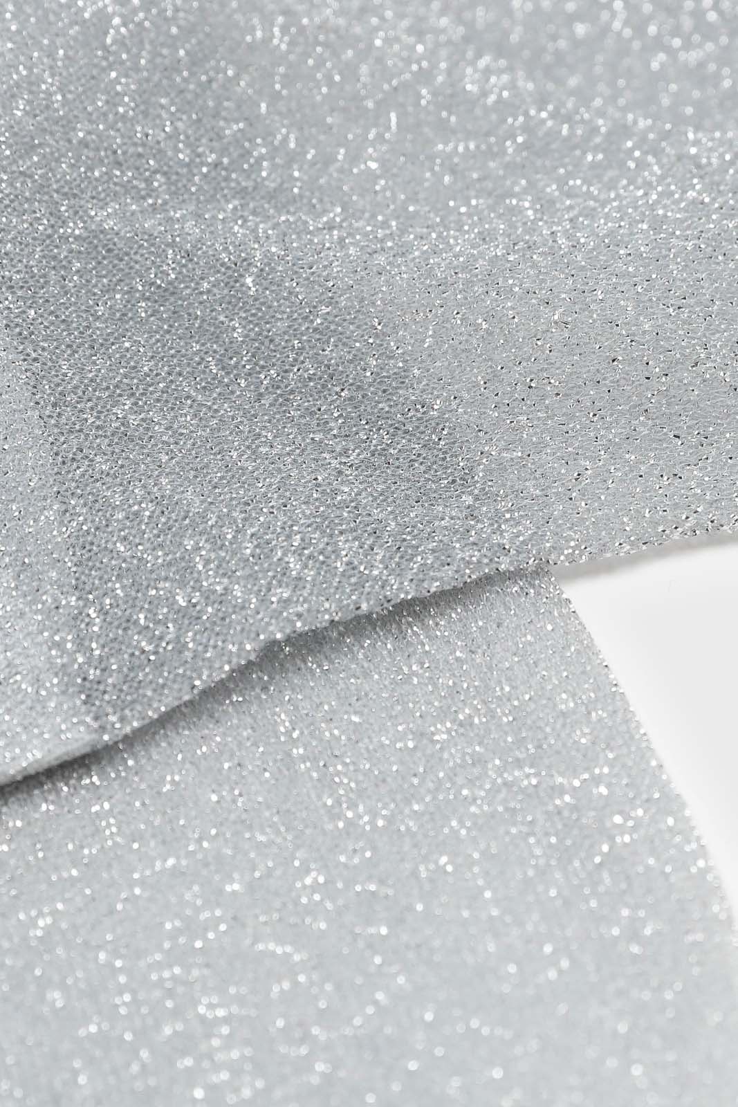 Silver glitter superstar socks