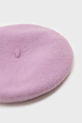 Lilac wool beret