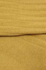 Mustard giant rib socks