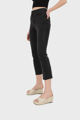 Washed black boot cut jeans - 3262