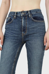 Mid blue skinny jeans-5354