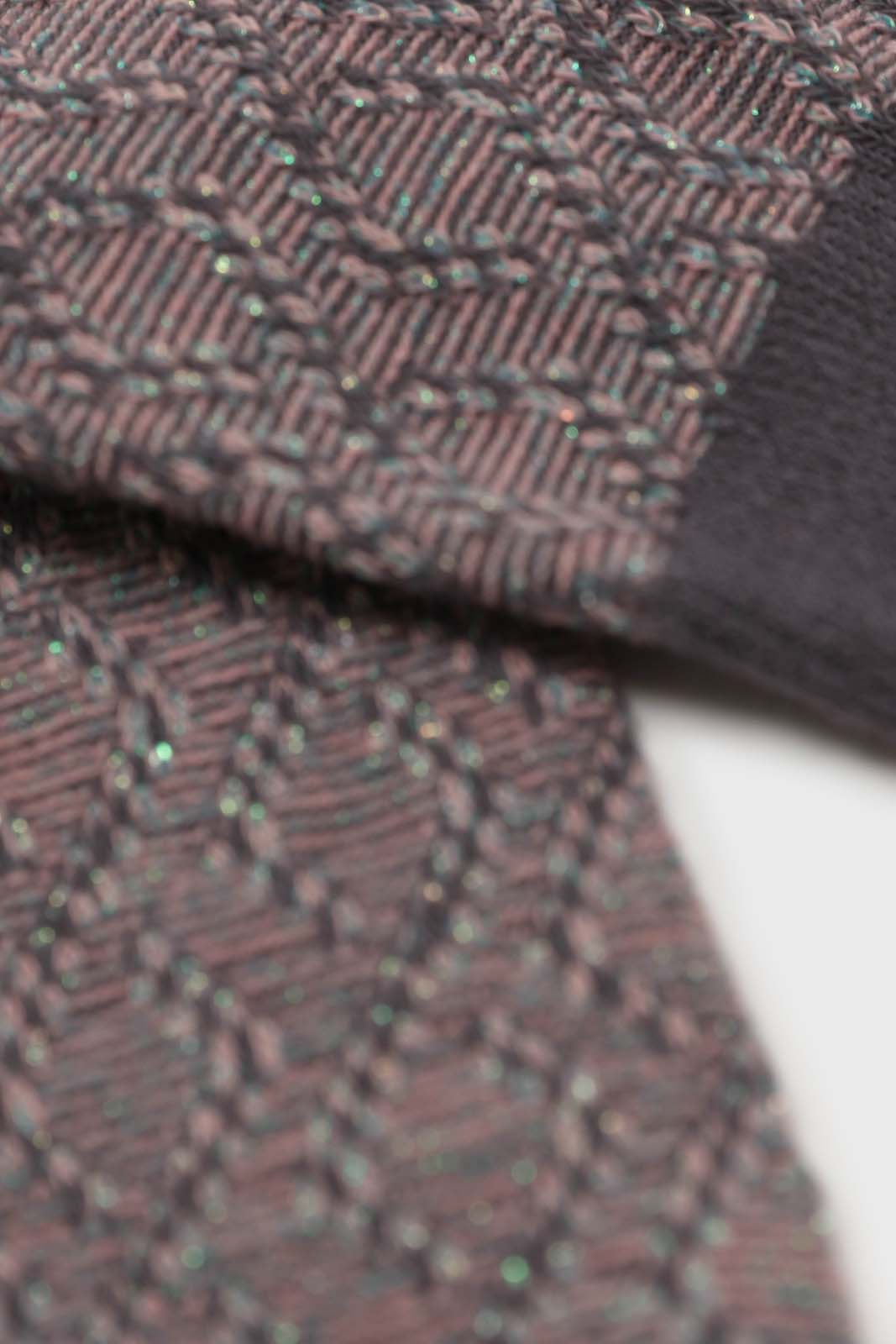 Grey diamond metallic color block socks