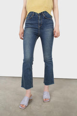 Washed blue boot cut jeans - 3262