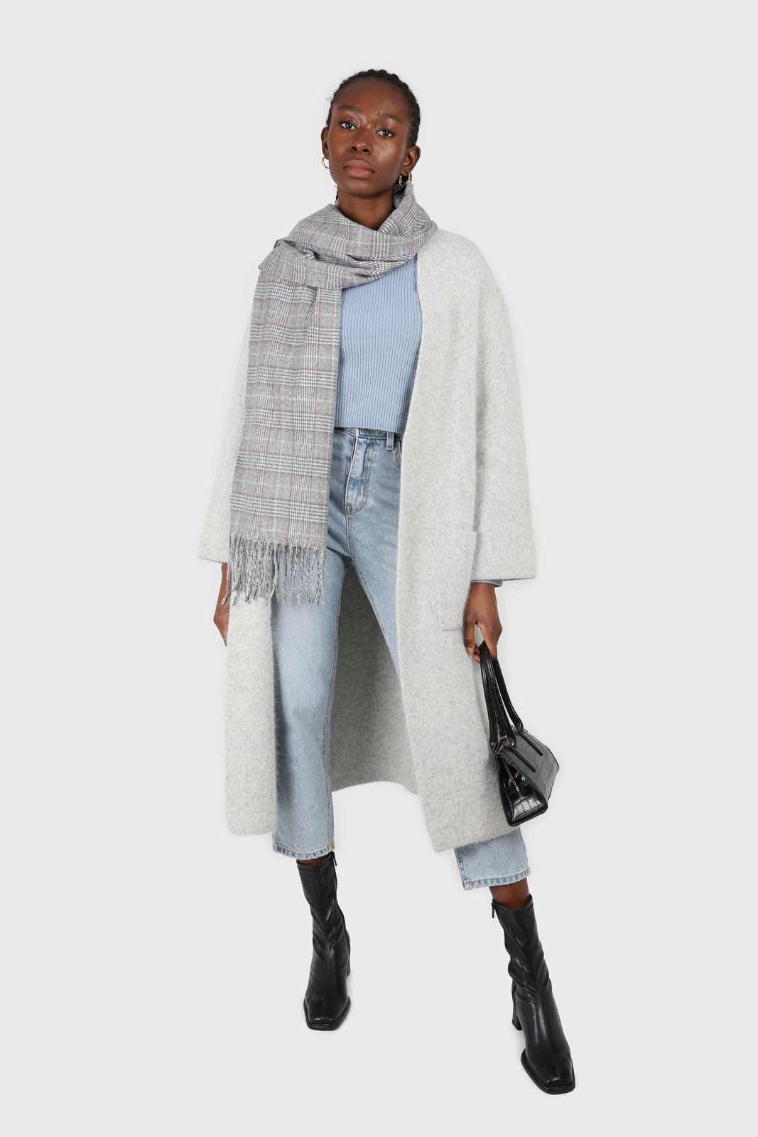 Light blue high waist mom jeans