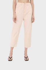 Pale pink loose fit boyfriend jeans - 3676