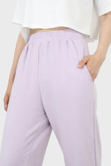 Lilac loose fit sweatpants - set