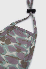 Lilac and mint abstract pattern face mask