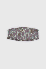 Lilac and mint abstract pattern face mask