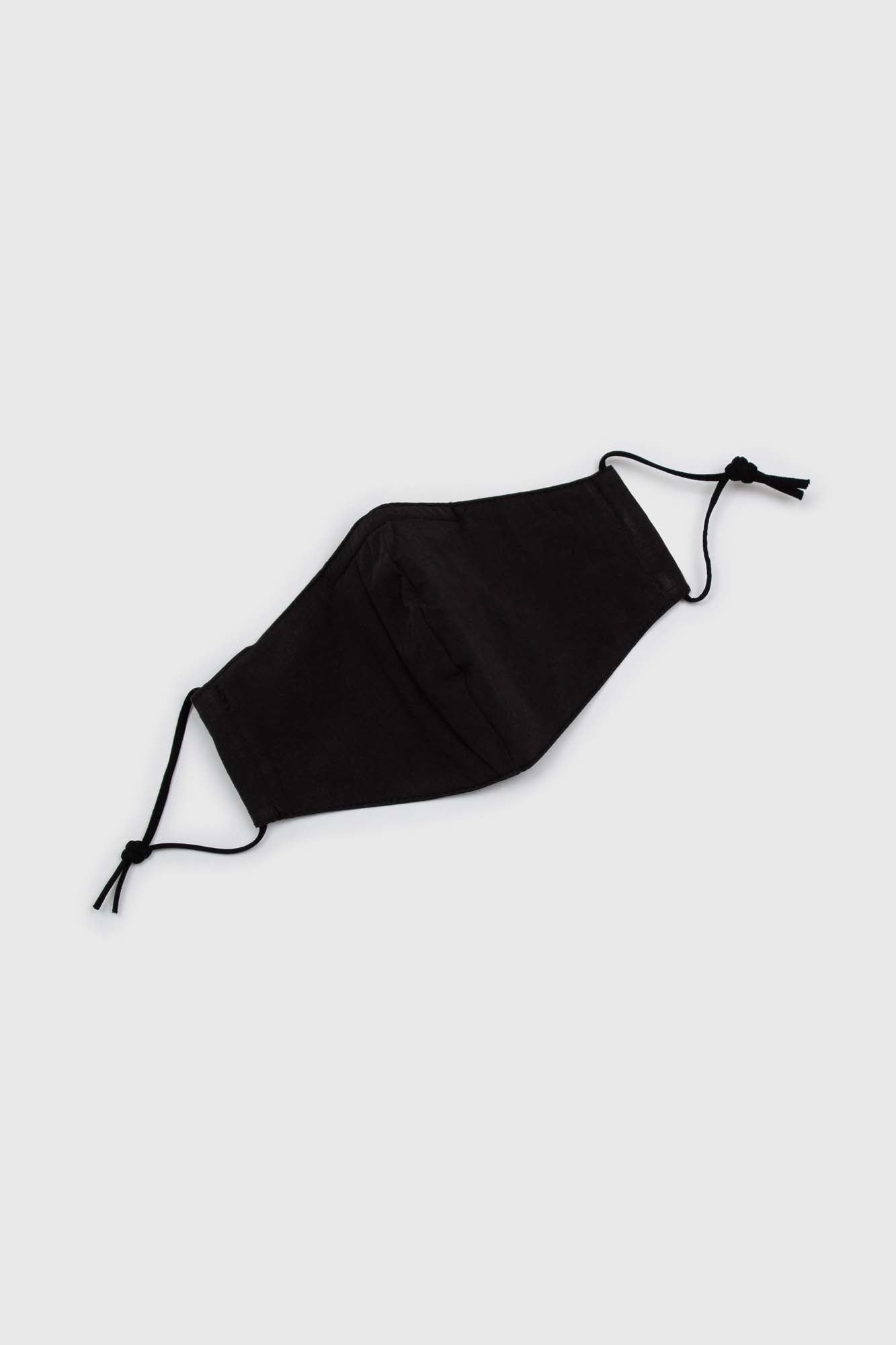Black cotton face mask