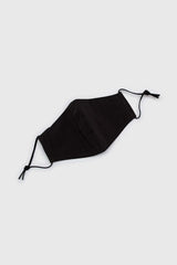 Black cotton face mask