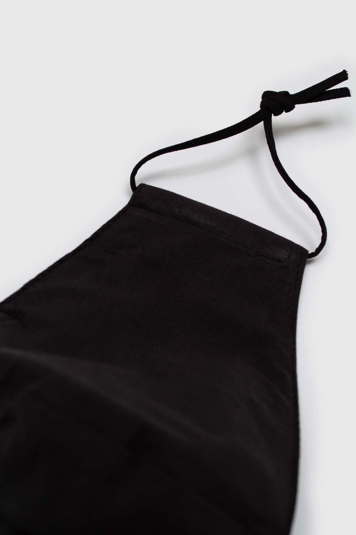 Black cotton face mask