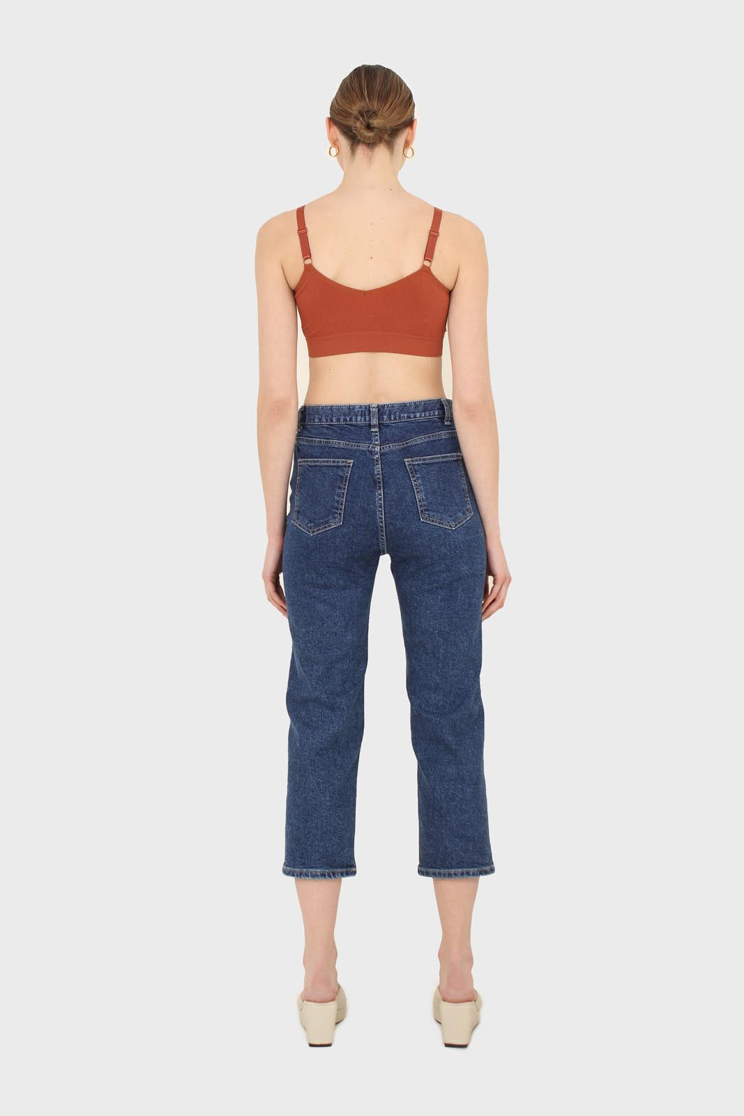 Mid blue straight jeans - 1208