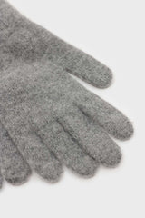 Grey mohair gloves