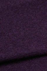Violet smooth wool long socks