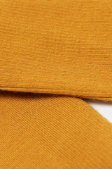 Mustard merino wool socks
