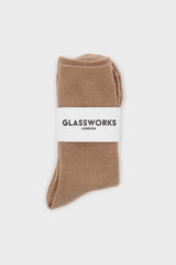 Light beige merino wool socks