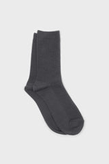 Grey merino wool socks
