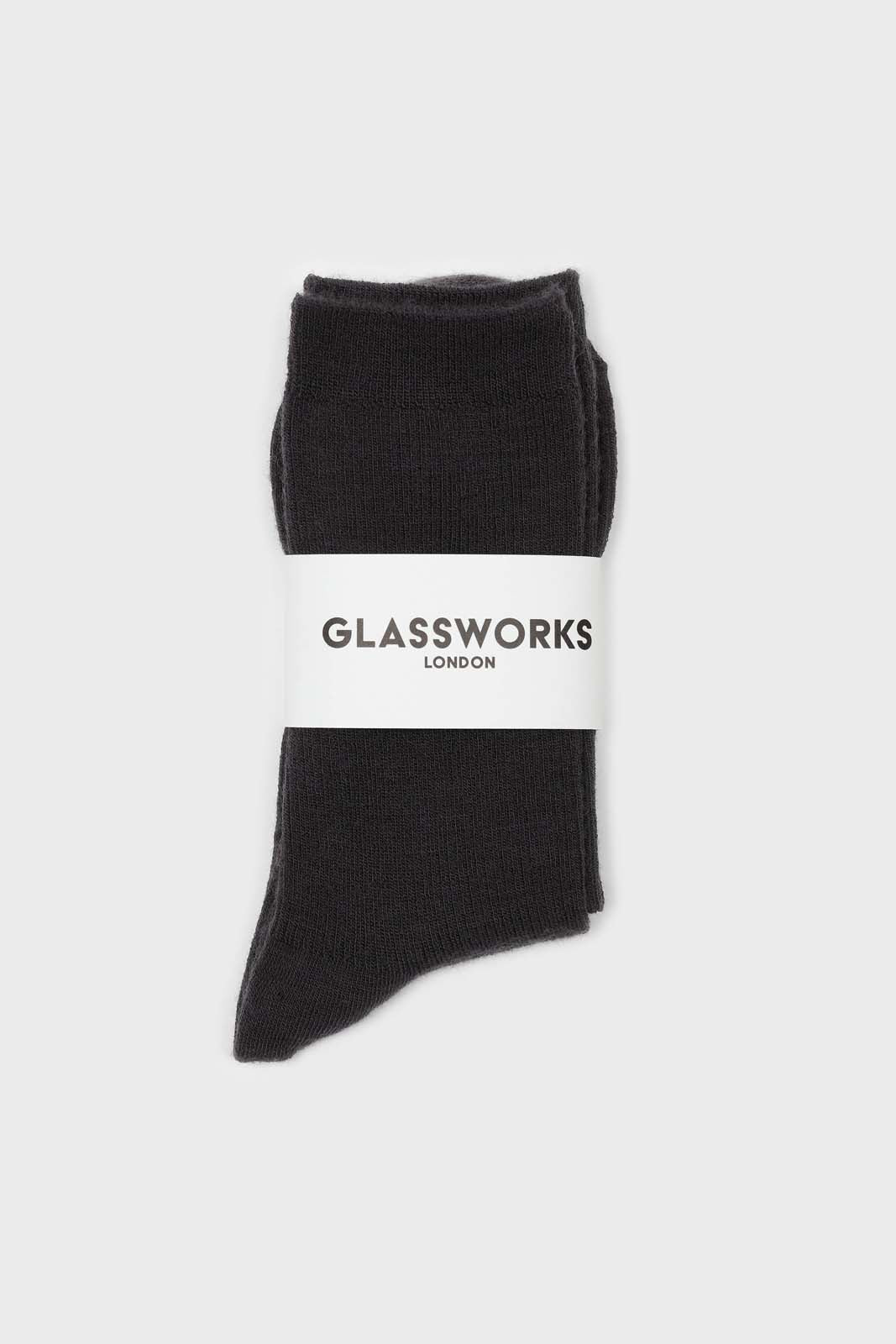 Charcoal merino wool socks