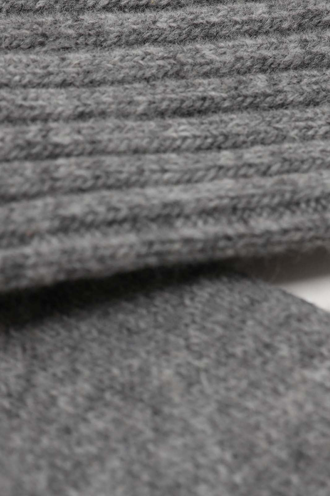 Grey cashmere wool blend socks