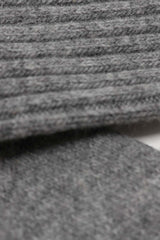 Grey cashmere wool blend socks