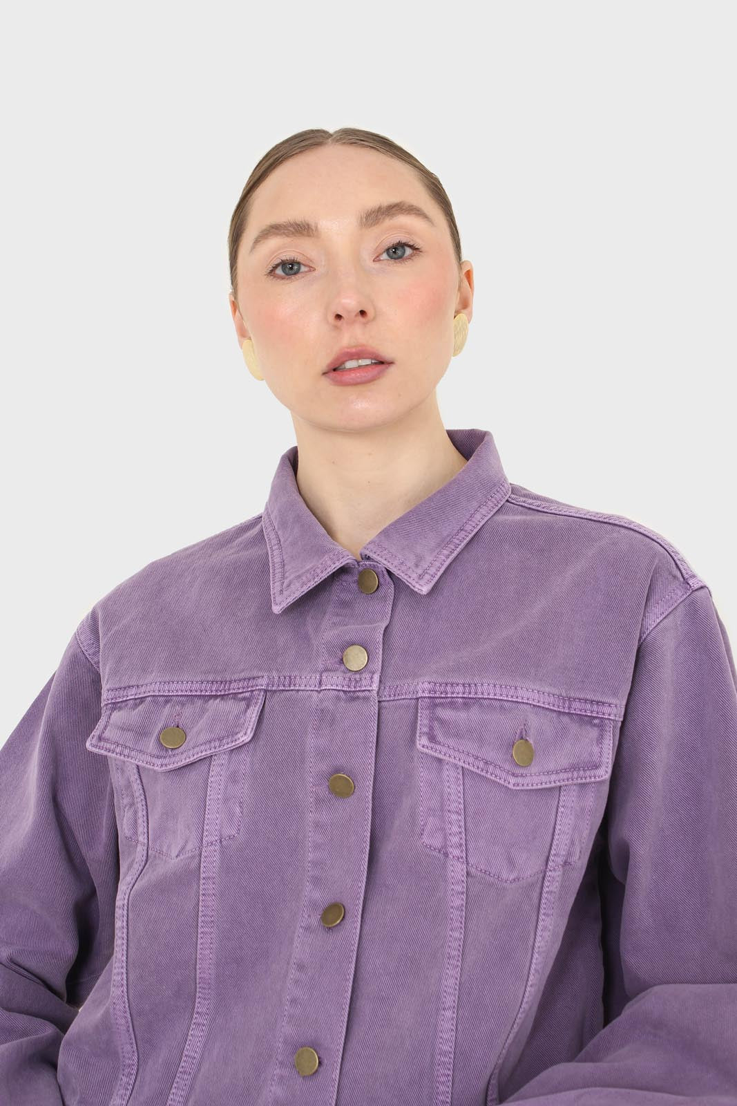 Violet denim jacket - 700