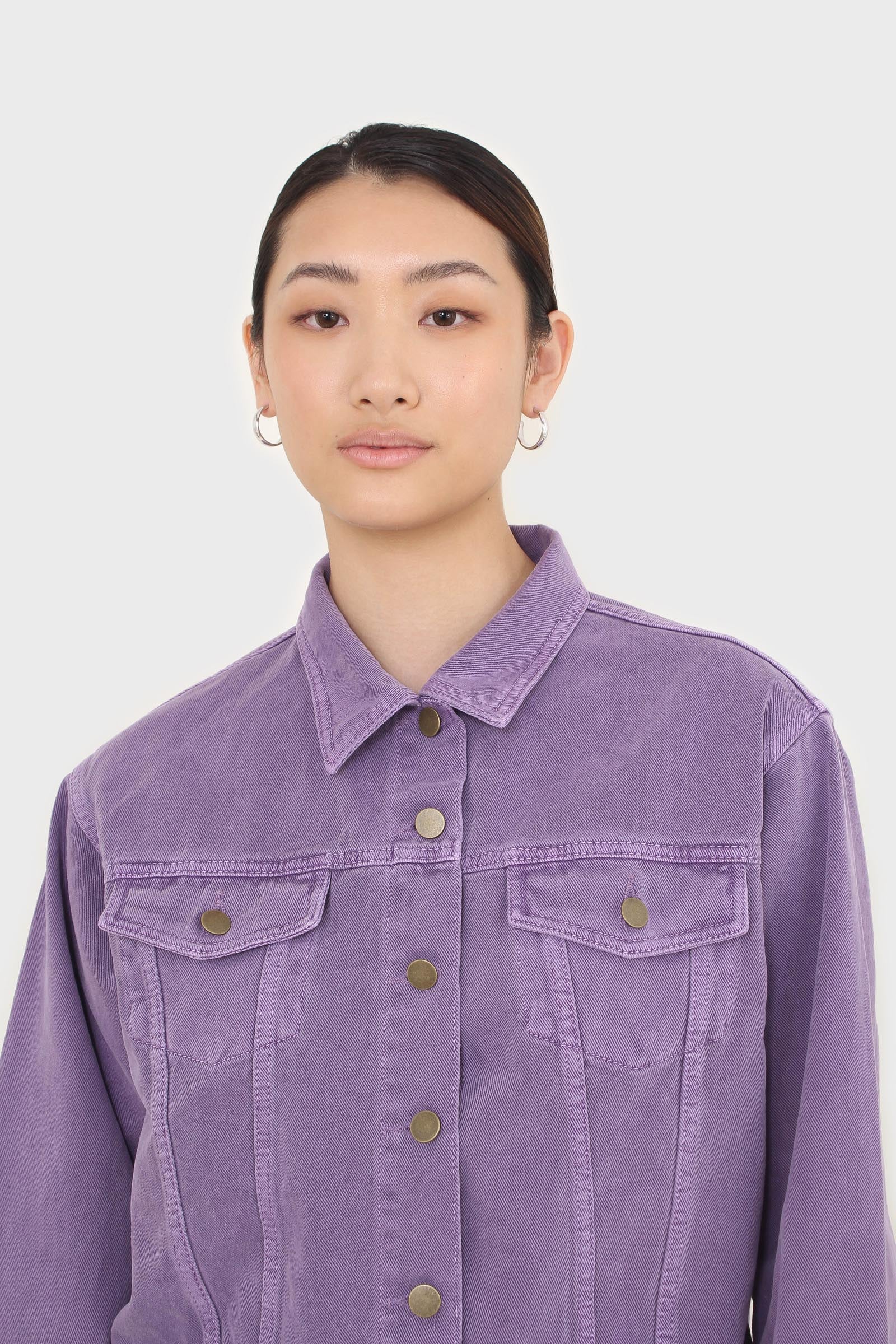 Violet denim jacket - 700