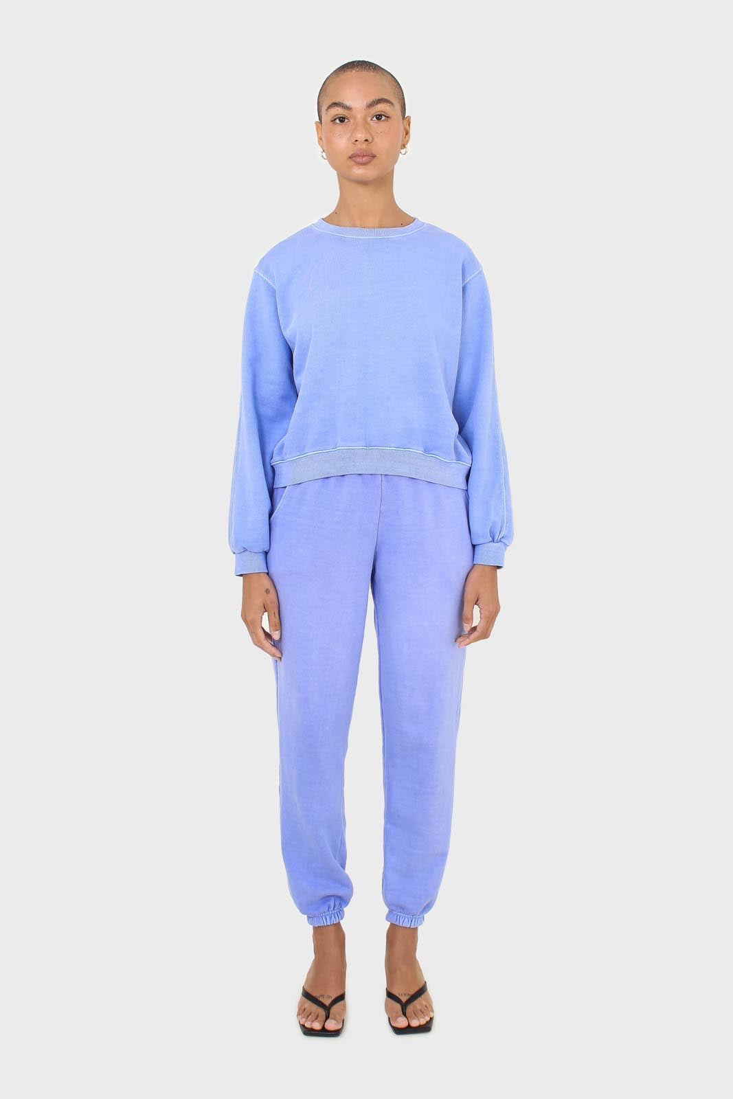 Blue pigment sweatpants