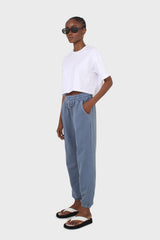 Dusty blue pigment sweatpants