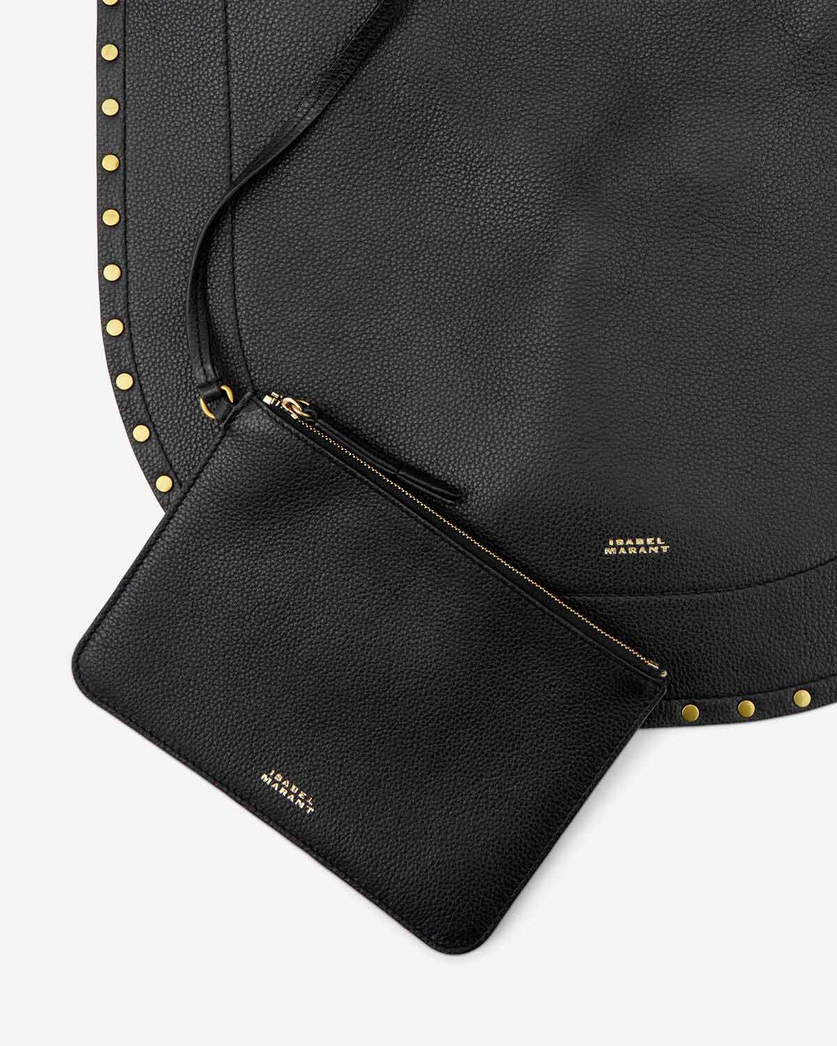 OSKAN HOBO SOFT BAG IN GRAINED LEATHER