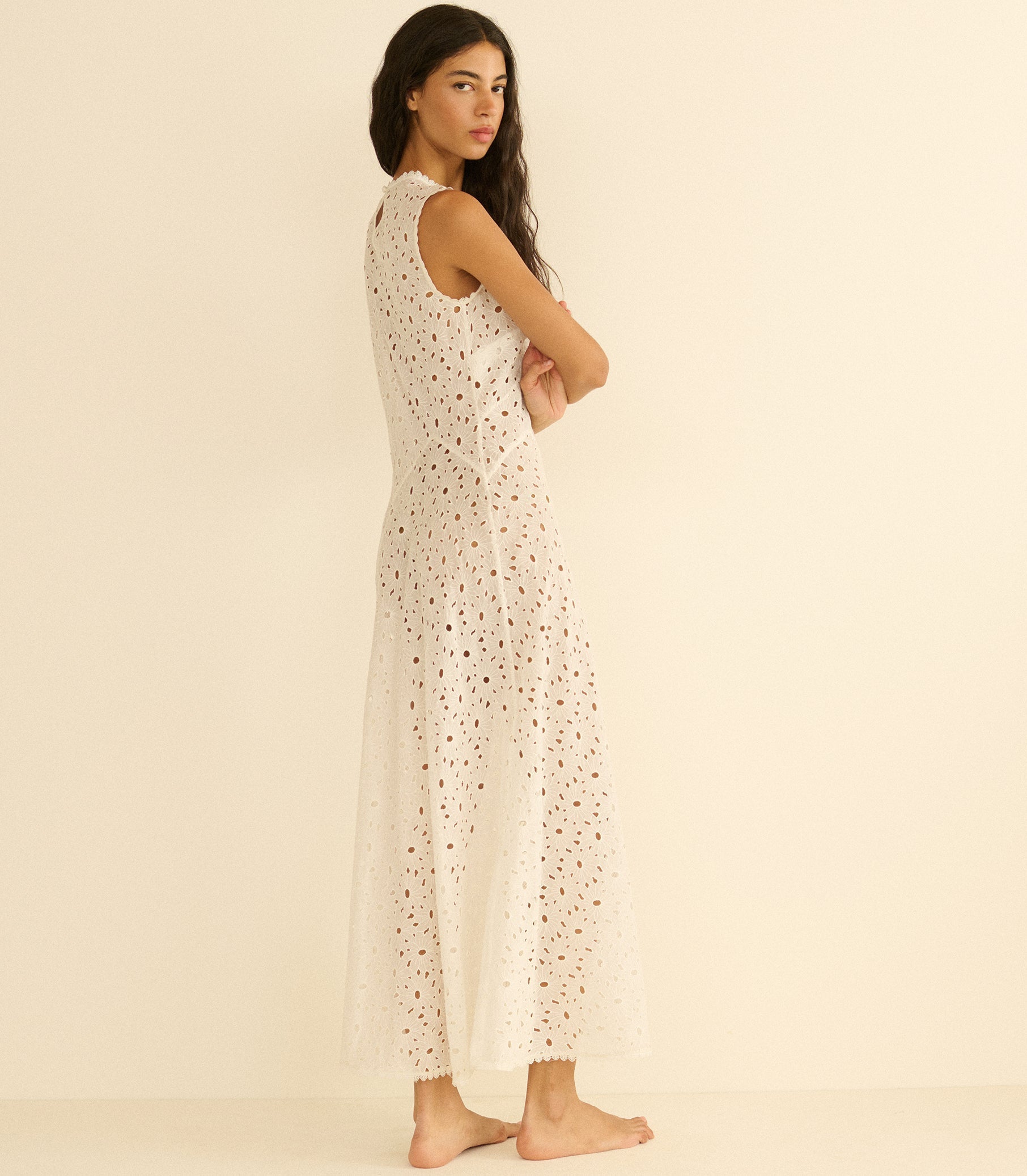 ADELANA DRESS -- SALT
