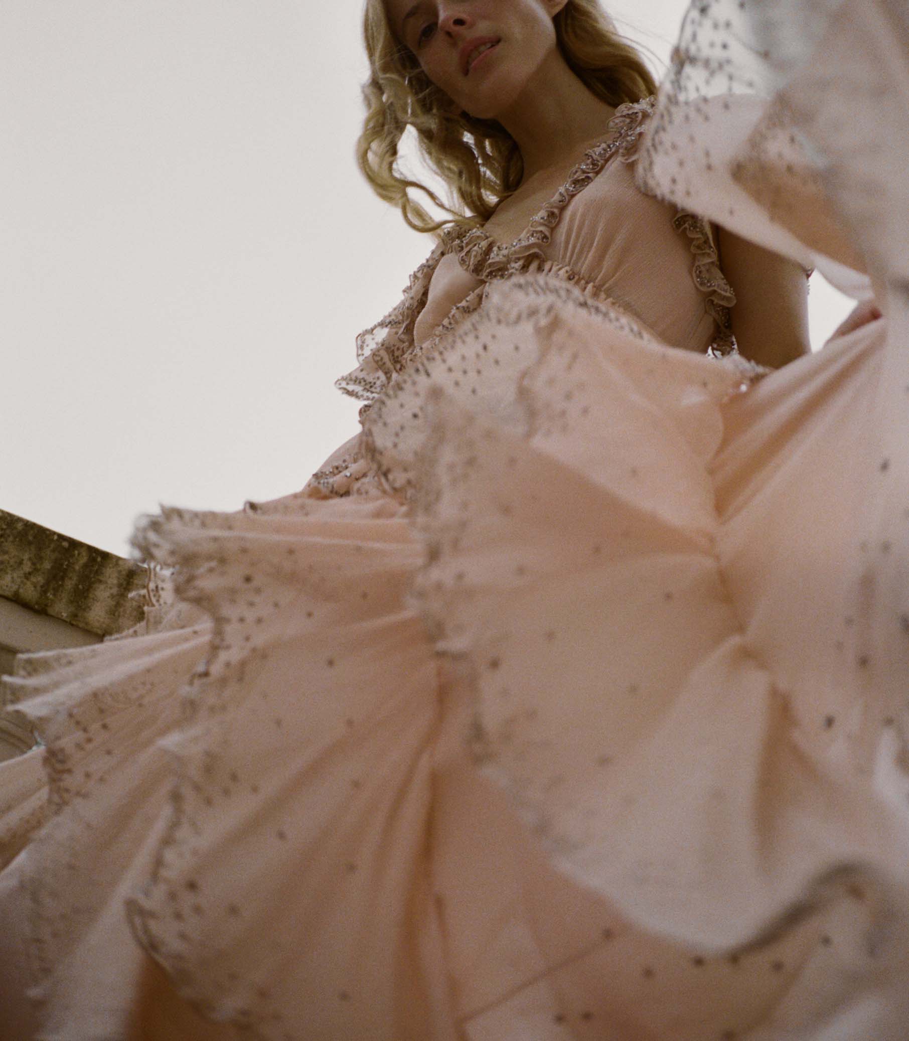 ANTOINETTE ANNIVERSARY DRESS -- ANTIQUE BLUSH