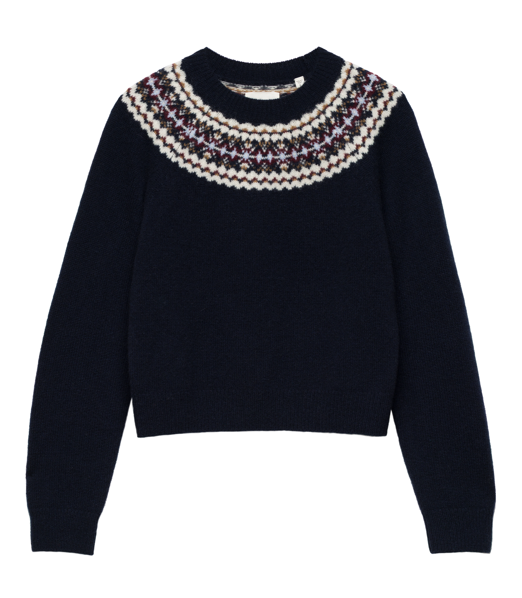 BONIFACE CASHMERE SWEATER -- NAVY