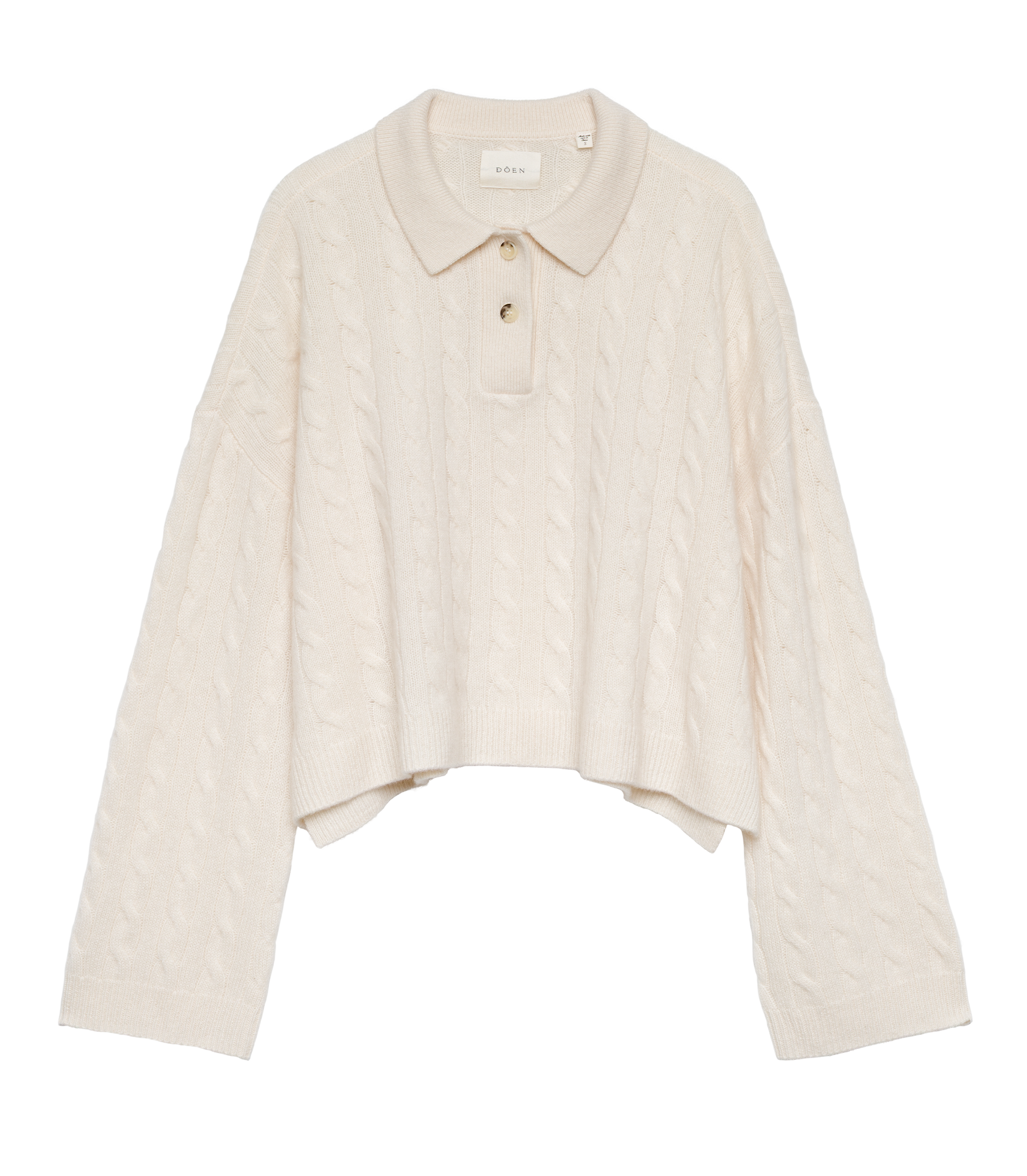 CAMBRIDGE CASHMERE SWEATER -- MAGNOLIA