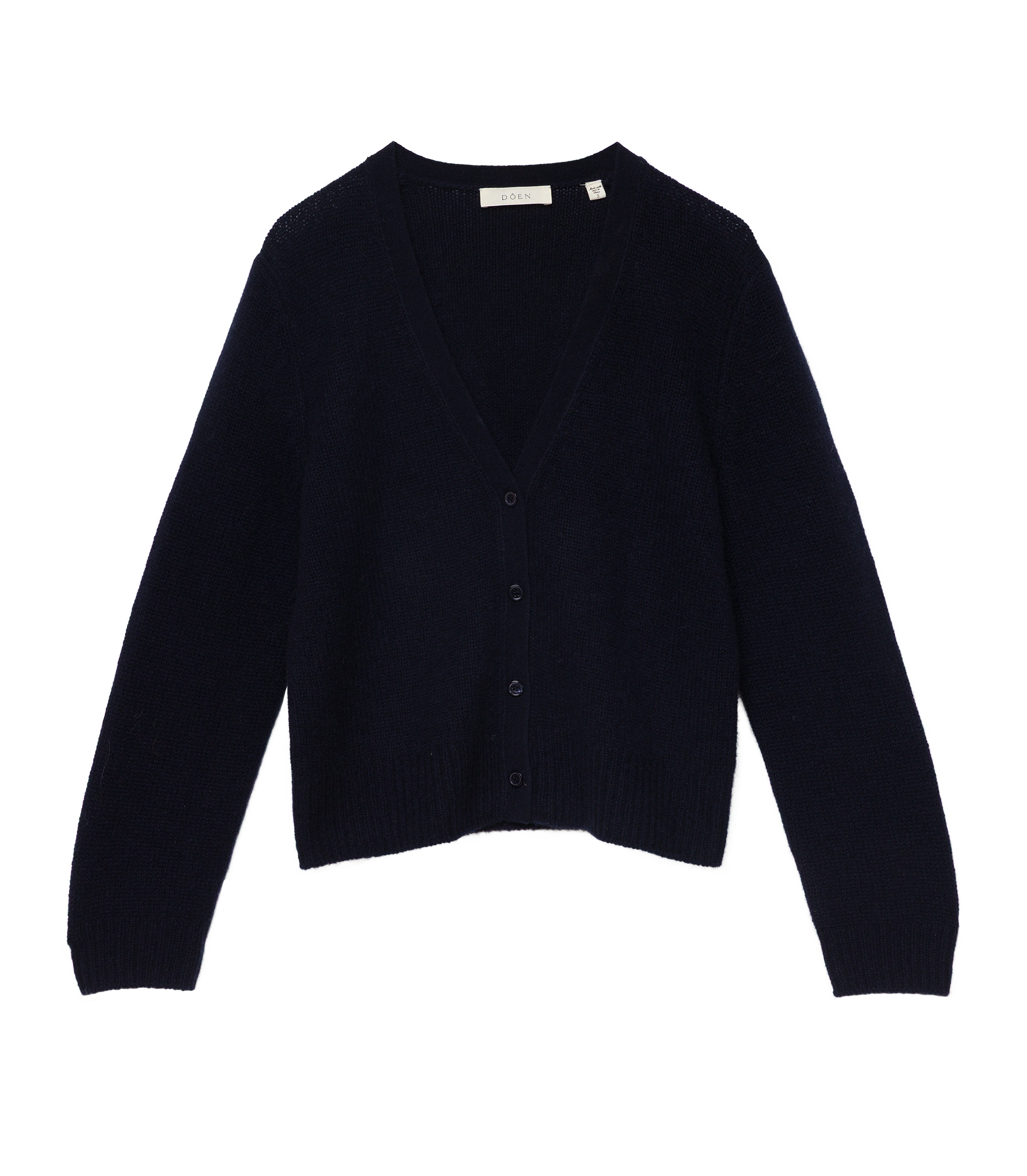 CAMERON CASHMERE CARDIGAN -- NAVY
