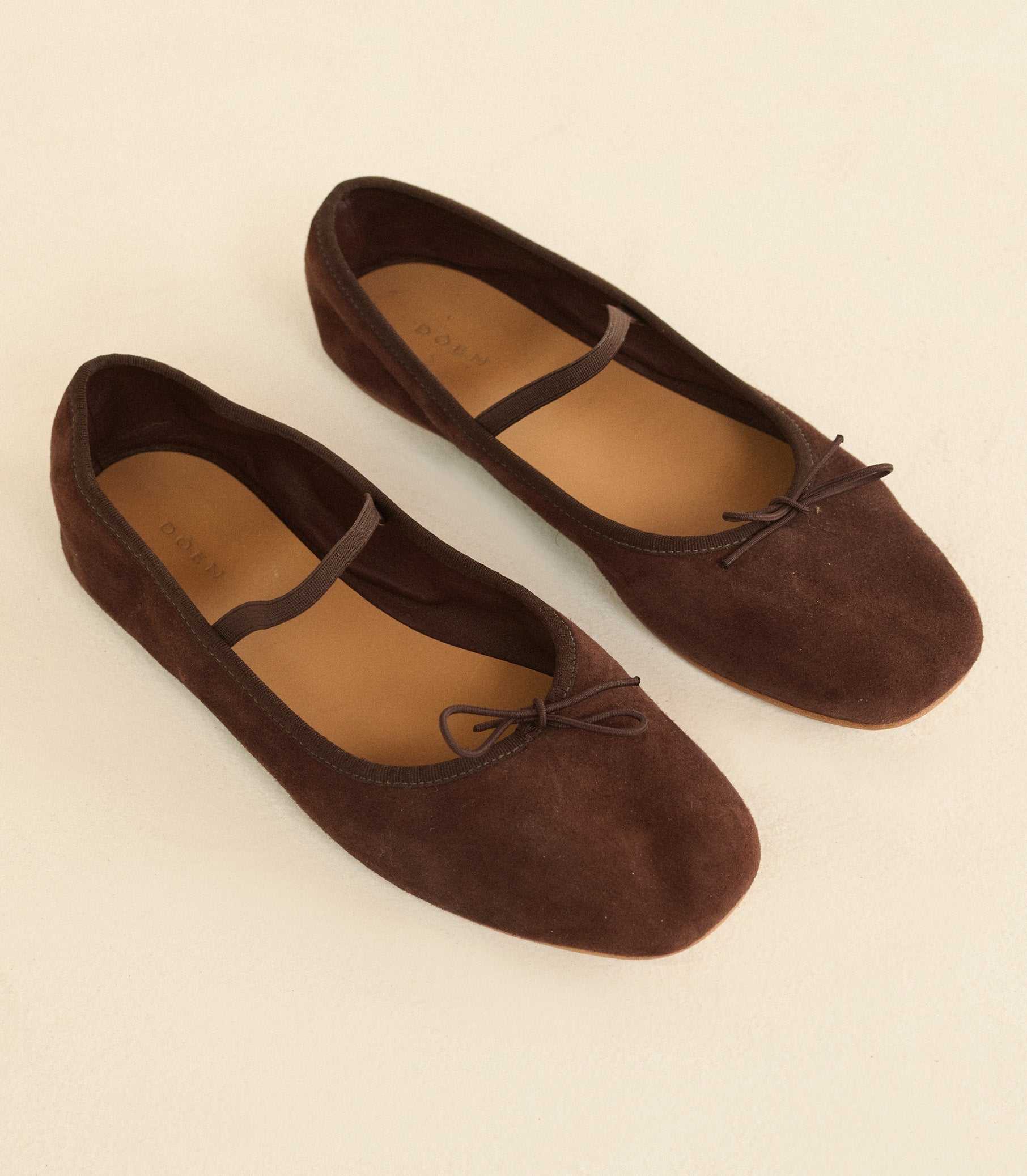 ELENI MARY JANE -- CHOCOLATE SUEDE