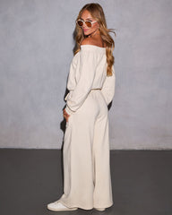 At Ease Off the Shoulder Jumpsuit