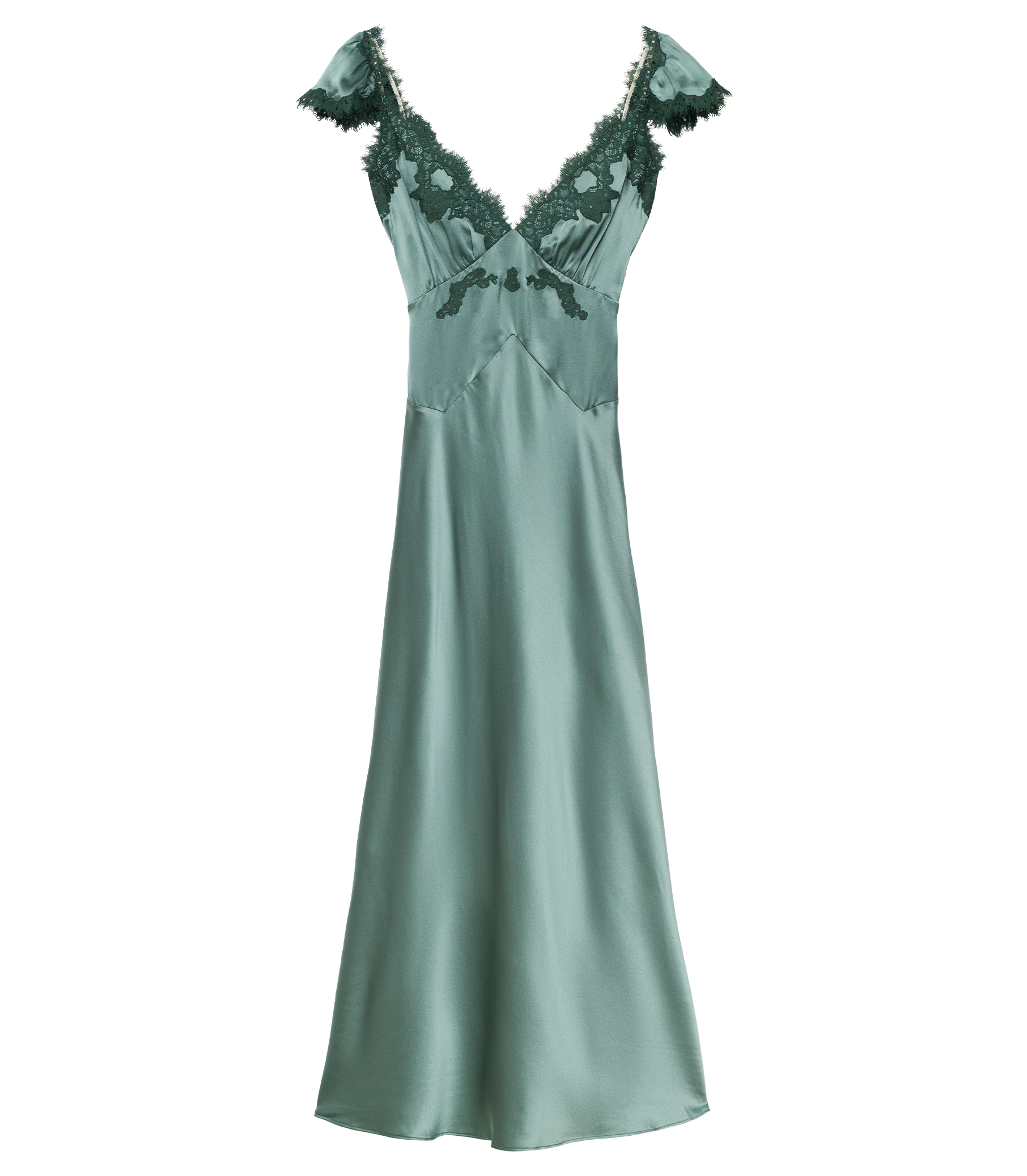 FIONA DRESS -- DULAC GREEN