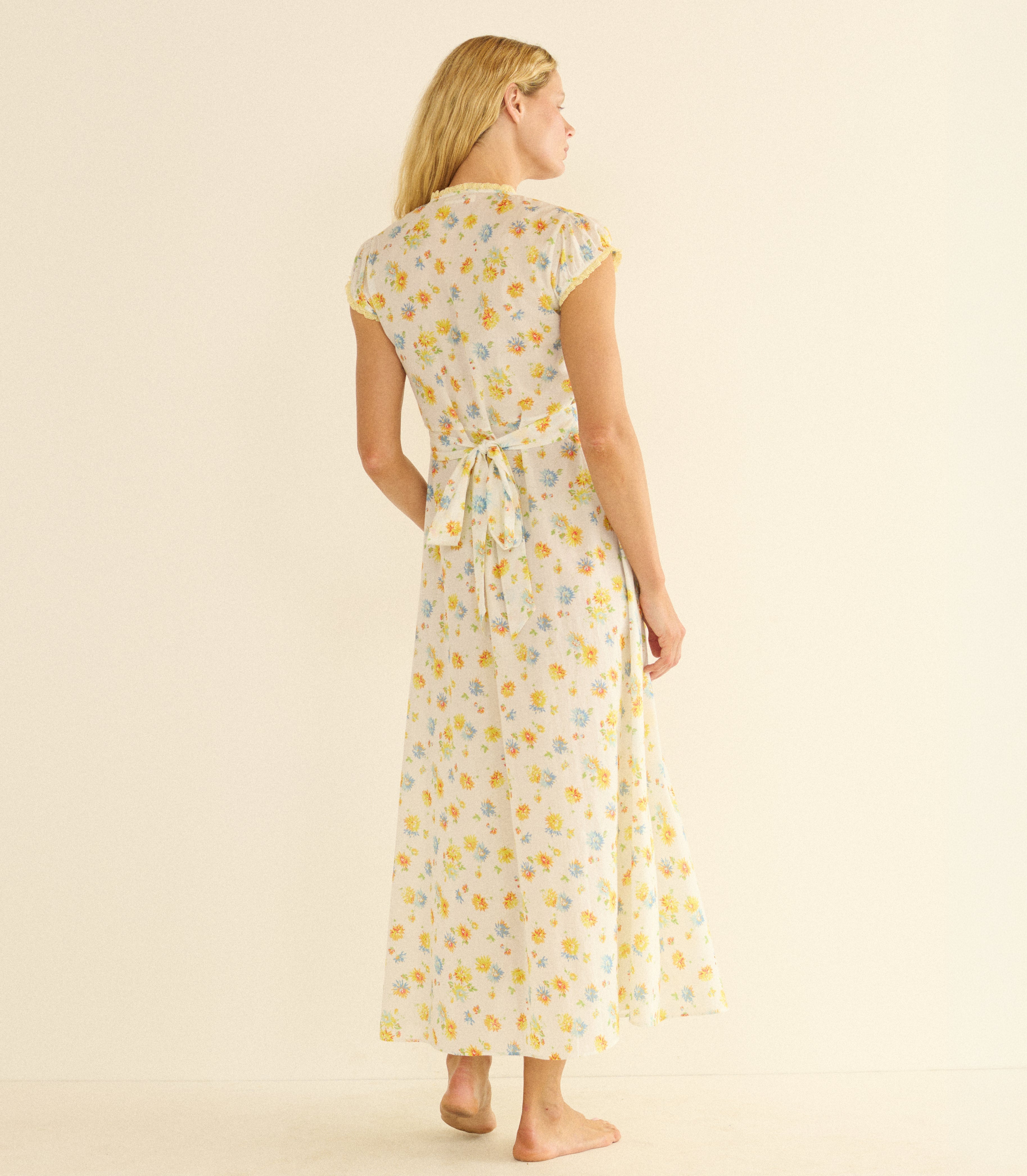 HELIA DRESS -- DAHLIA FLORAL