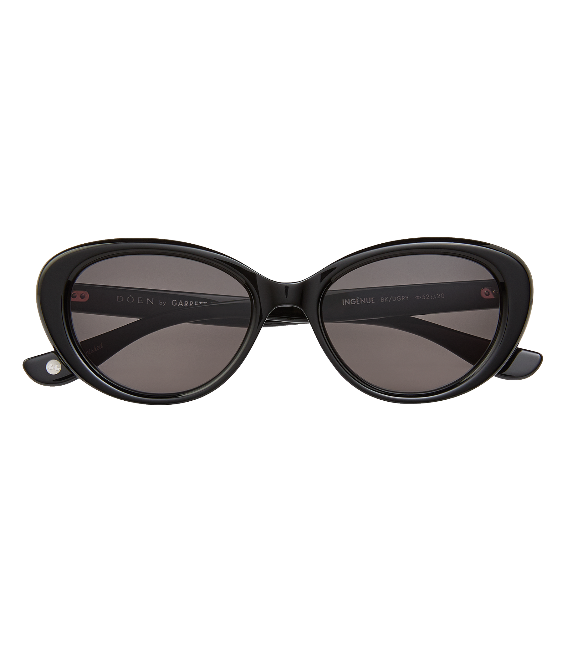 DÔEN BY GARRETT LEIGHT INGÉNUE SUNGLASSES -- BLACK